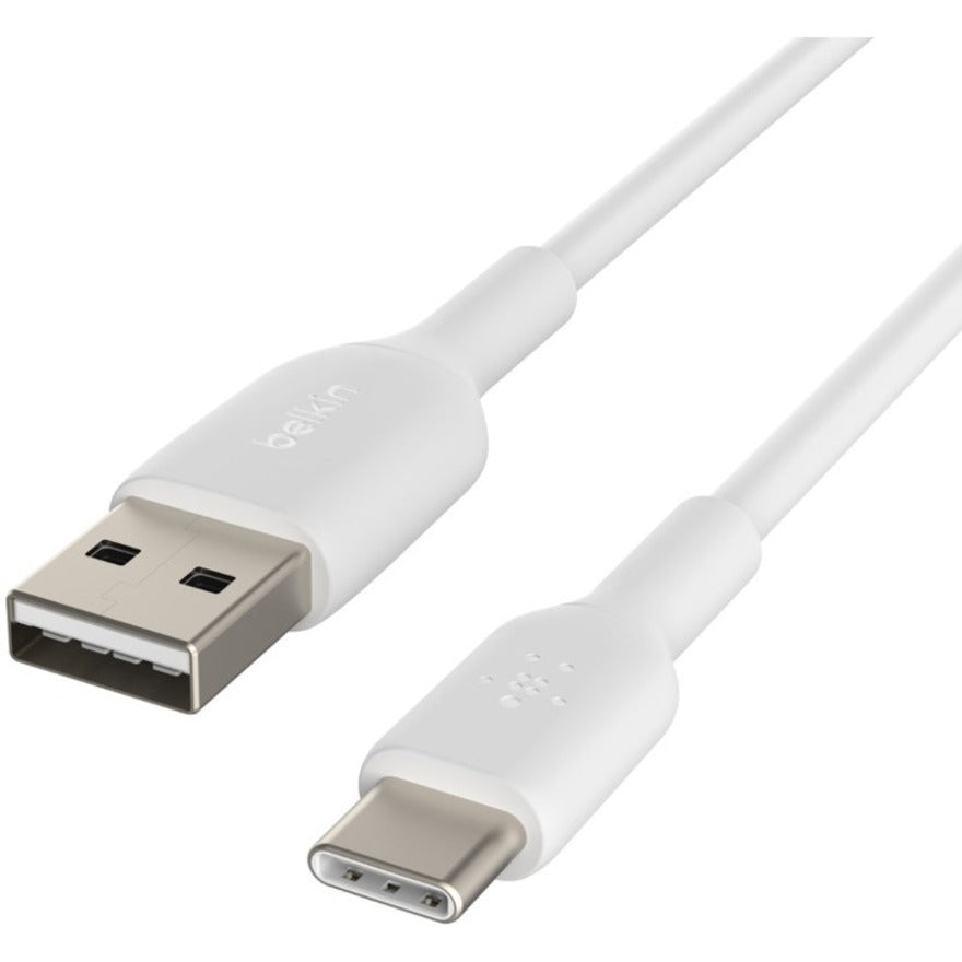 Belkin BoostCharge USB-C to USB-A Cable (1 meter / 3.3 foot, White)