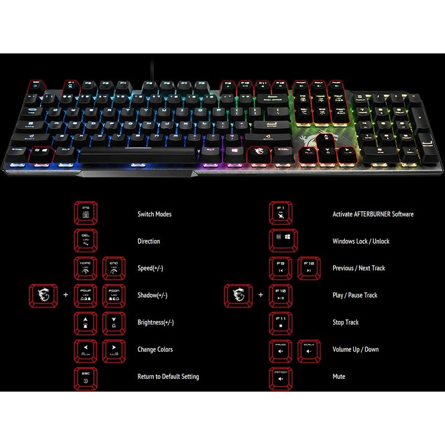 MSI VIGOR GK50 ELITE Gaming Keyboard