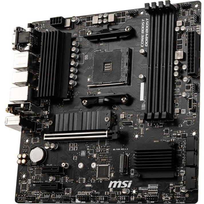 MSI B550M PRO-VDH WIFI Desktop Motherboard - AMD B550 Chipset - Socket AM4 - Micro ATX