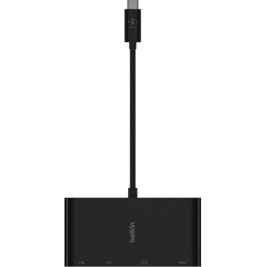 Belkin USB-C Multiport Adapter, USB-C to HDMI - USB A 3.0 - VGA - Ethernet, up 4k Resolution