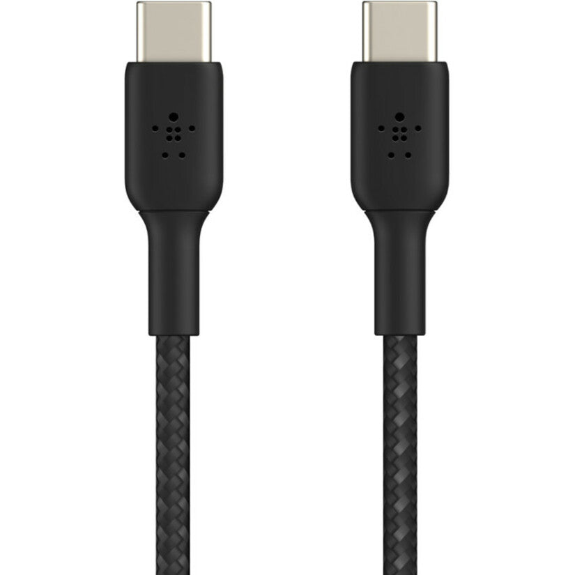 Belkin BoostCharge Braided USB-C to USB-C Cable (1 meter / 3.3 foot, Black)