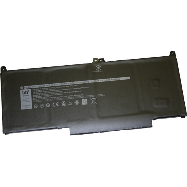 BTI MXV9V-BTI 7.6V 60WHR LI-ION BATTERY 05VC2M, 5VC2M, K4Y2J, 0MXV9V, 829MX, MXV9V, 451-BCIY, 98J9N, N2K62, 451-BCJG, CR8V9, WXW80 LATITUDE 5300, LATITUDE 5310 2 IN 1, LATITUDE 7300, LATITUDE 7400