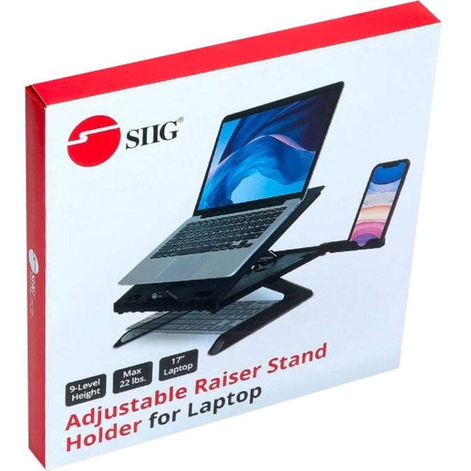 SIIG Adjustable Riser Stand Holder for Laptop up to 17