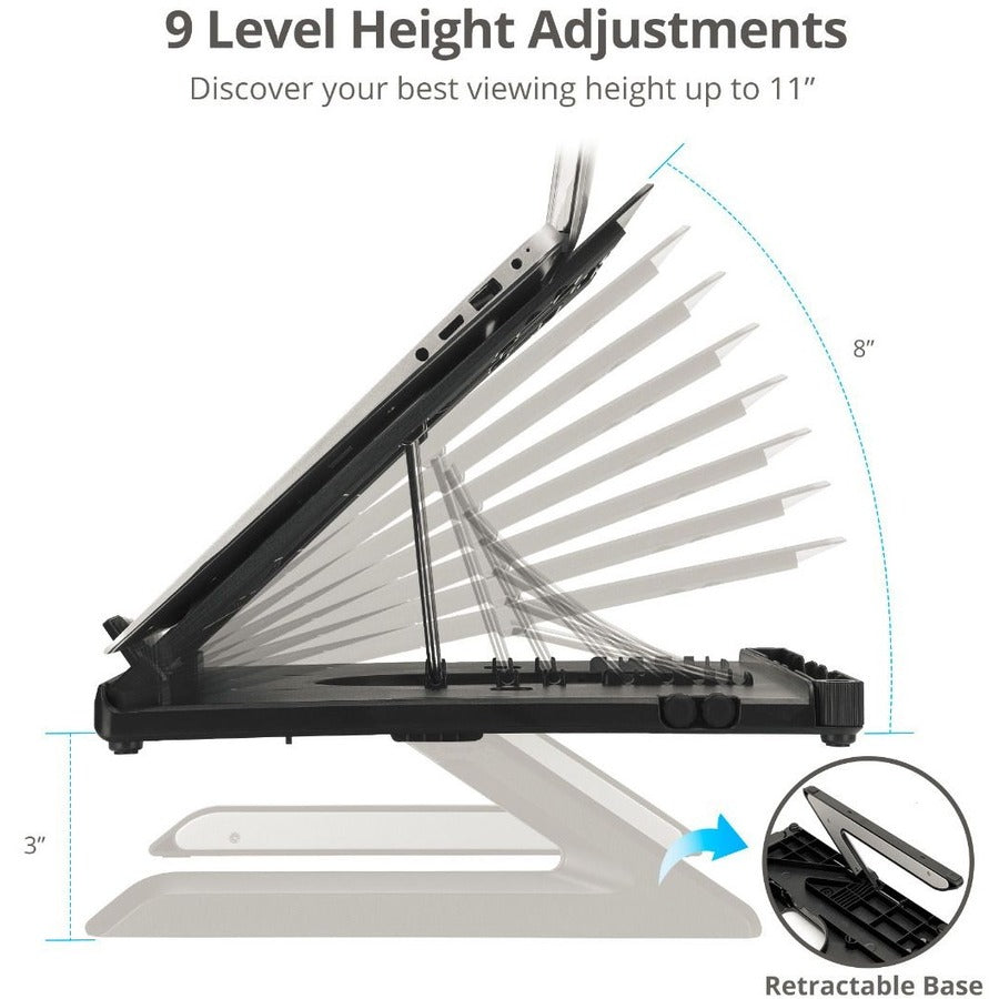 SIIG Adjustable Riser Stand Holder for Laptop up to 17