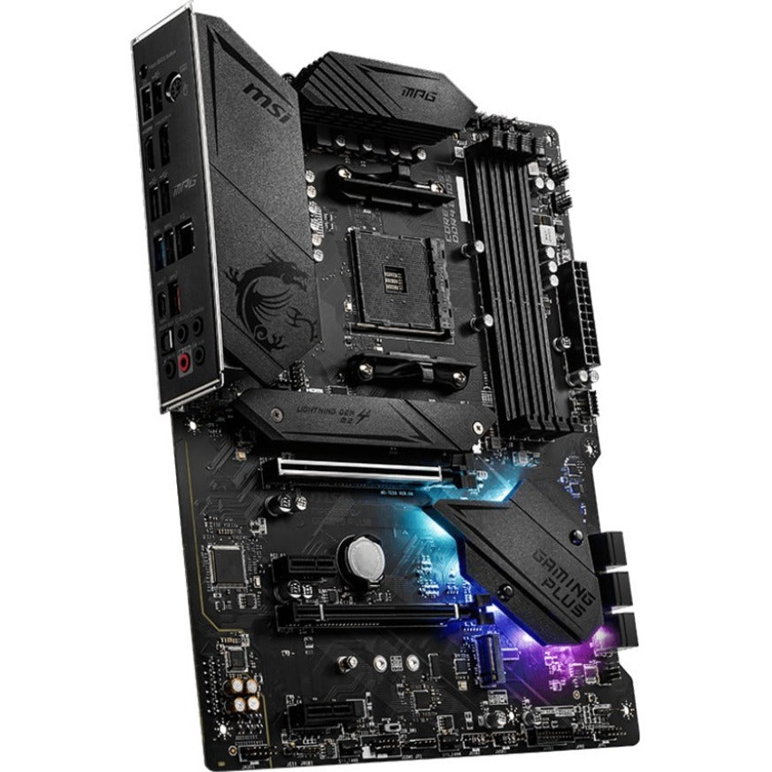 MSI MPG B550 GAMING PLUS Desktop Motherboard - AMD B550 Chipset - Socket AM4 - ATX