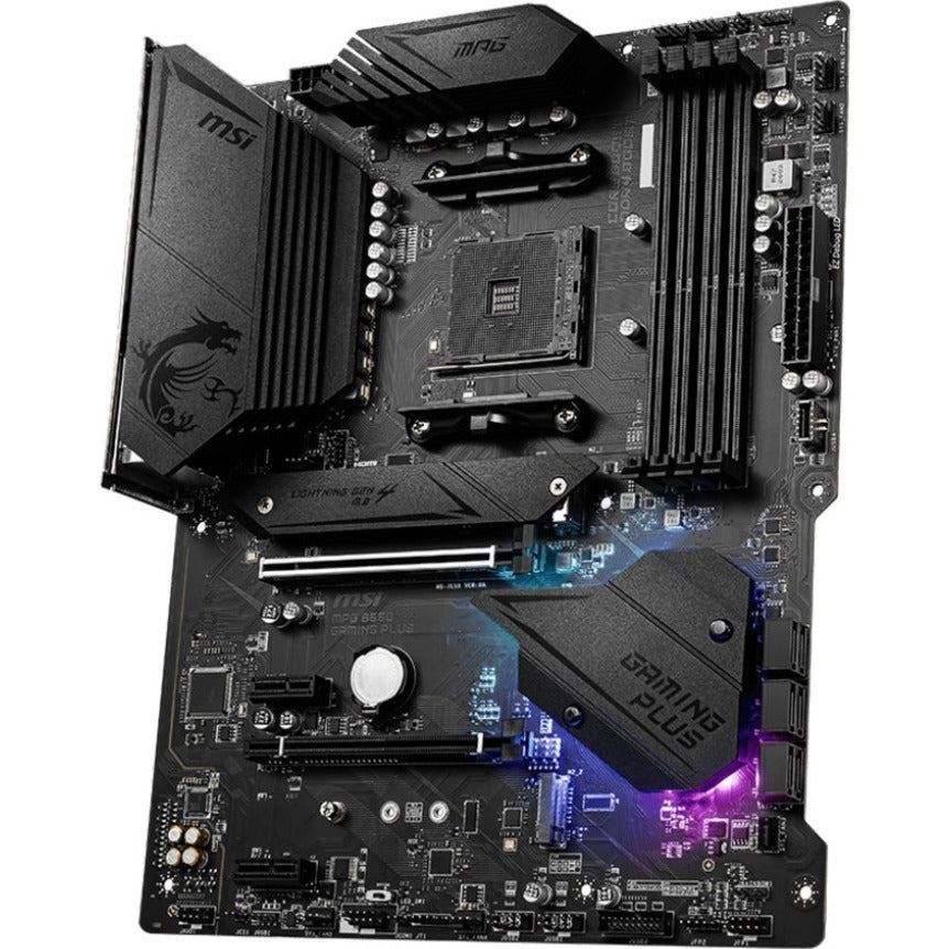 MSI MPG B550 GAMING PLUS Desktop Motherboard - AMD B550 Chipset - Socket AM4 - ATX