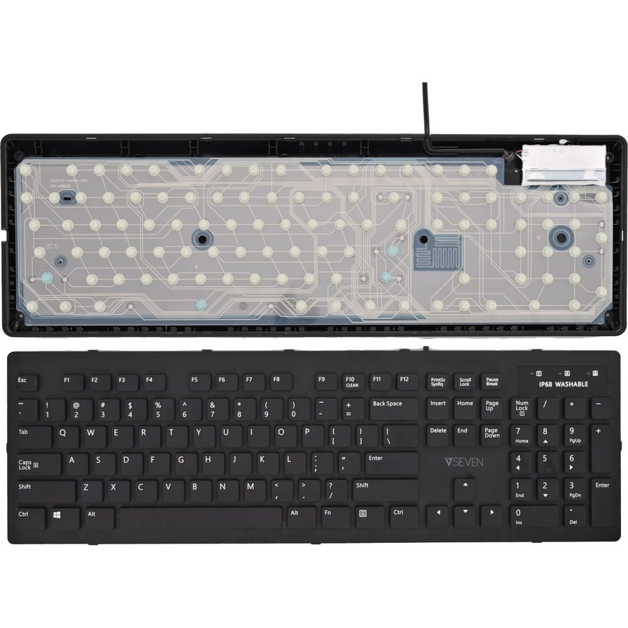 V7 Washable Antimicrobial Keyboard & Mouse Combo