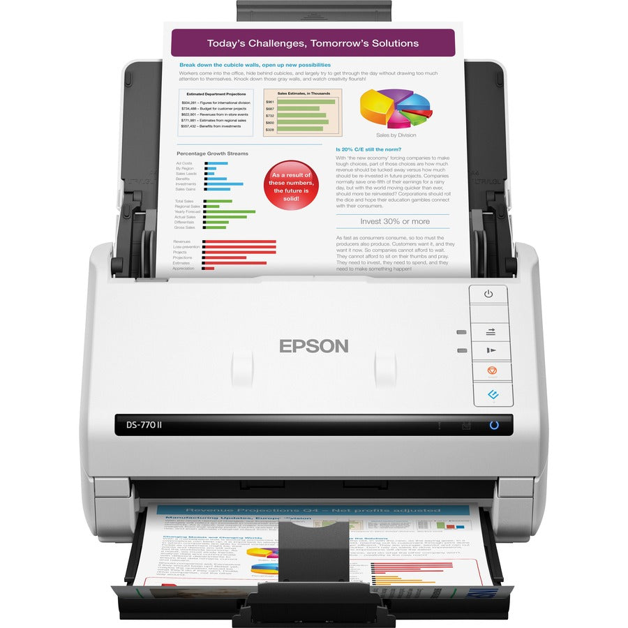 Epson DS-770 II Large Format Sheetfed Scanner - 600 dpi Optical