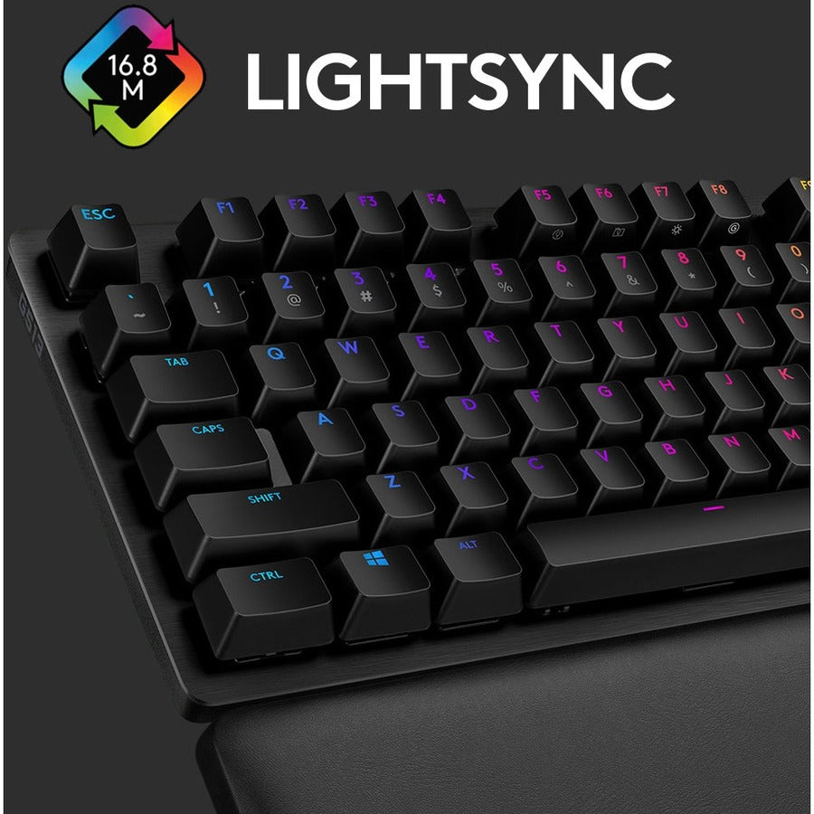 Logitech G513 CARBON LIGHTSYNC RGB Mechanical Gaming Keyboard with GX Brown switches (Tactile)