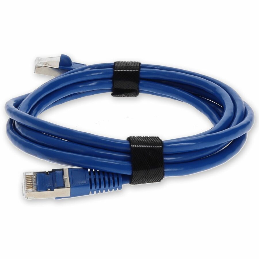 AddOn 3ft RJ-45 (Male) to RJ-45 (Male) Straight Blue Cat7 S/FTP PVC Copper Patch Cable