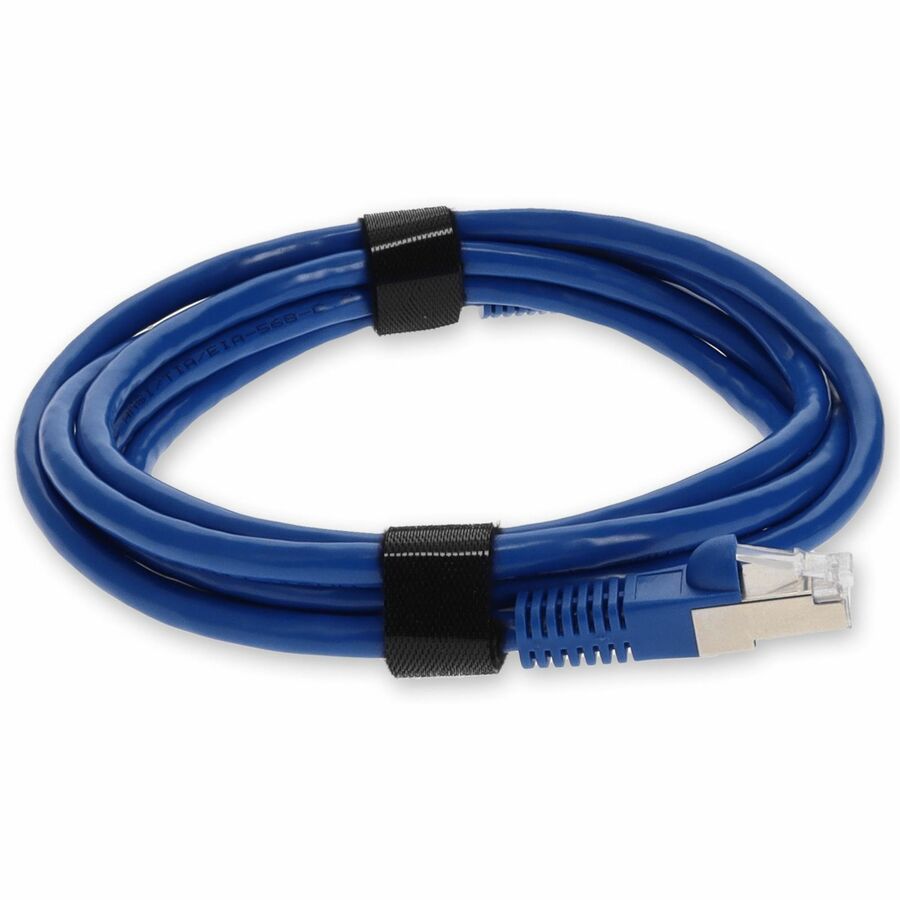 AddOn 3ft RJ-45 (Male) to RJ-45 (Male) Straight Blue Cat7 S/FTP PVC Copper Patch Cable