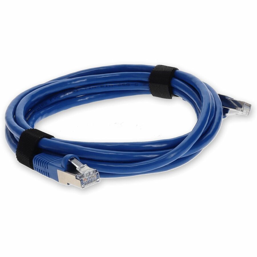 AddOn 3ft RJ-45 (Male) to RJ-45 (Male) Straight Blue Cat7 S/FTP PVC Copper Patch Cable