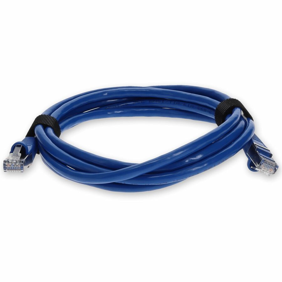 AddOn 3ft RJ-45 (Male) to RJ-45 (Male) Straight Blue Cat7 S/FTP PVC Copper Patch Cable