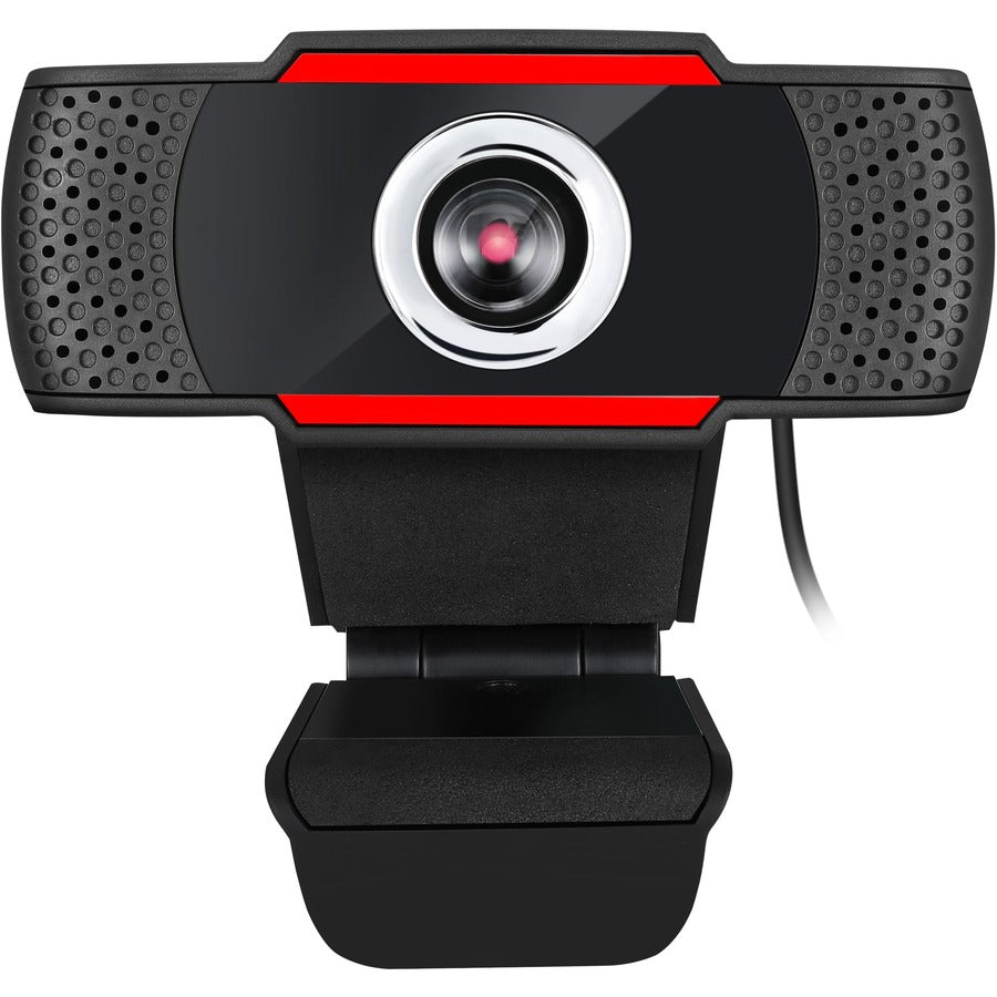 Adesso CyberTrack CyberTrack H3 Webcam - 1.3 Megapixel - 30 fps - Black, Red - USB 2.0