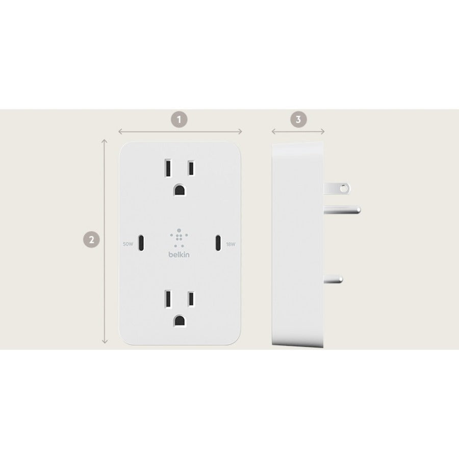 Belkin BoostCharge GaN Wall Plate