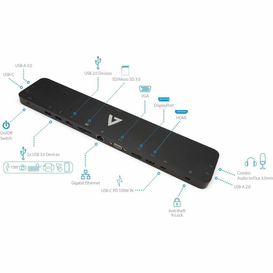 V7 DOCKUCPT01 Docking Station