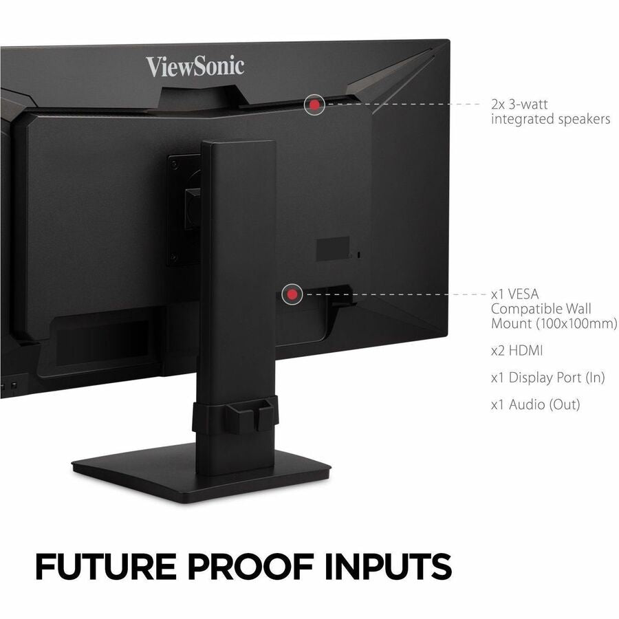 ViewSonic VA3456-MHDJ 34 Inch 21:9 UltraWide WQHD 1440p IPS Monitor with FreeSync, Ergonomics Design, HDMI, and DisplayPort Inputs for Home and Office