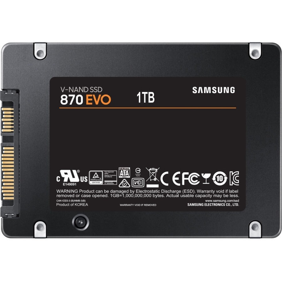 Samsung 870 EVO MZ-77E1T0E 1 TB Solid State Drive - 2.5