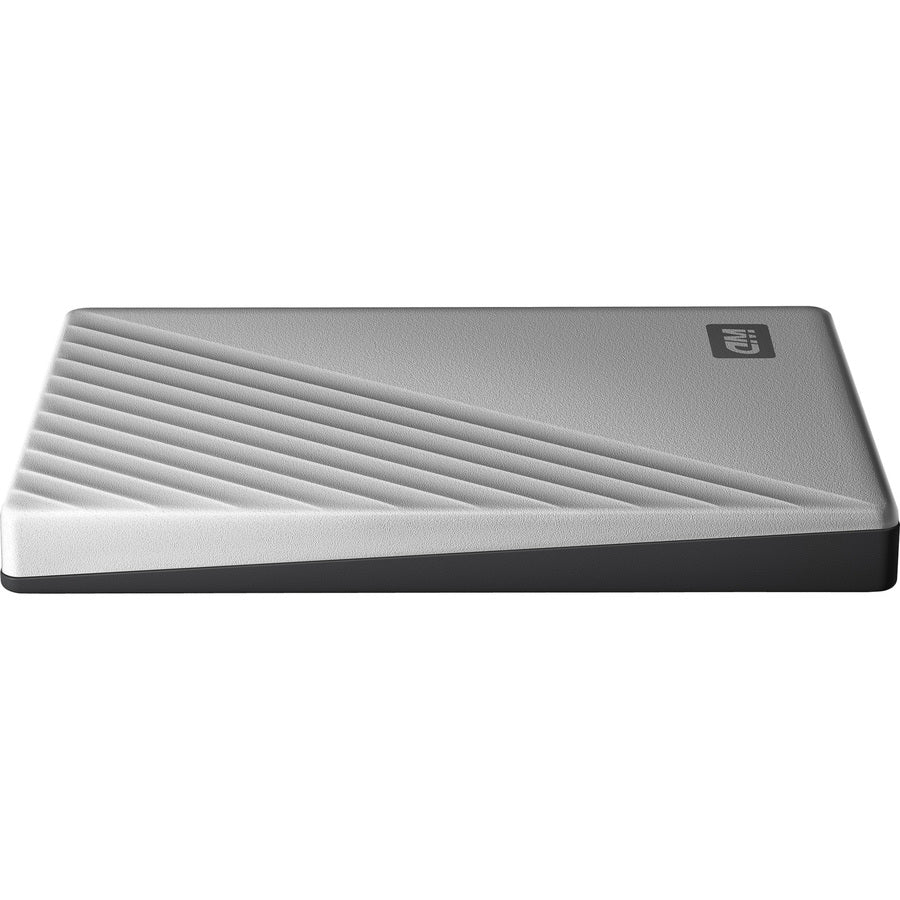 WD My Passport Ultra WDBKYJ0020BSL 2 TB Portable Hard Drive - External - Silver