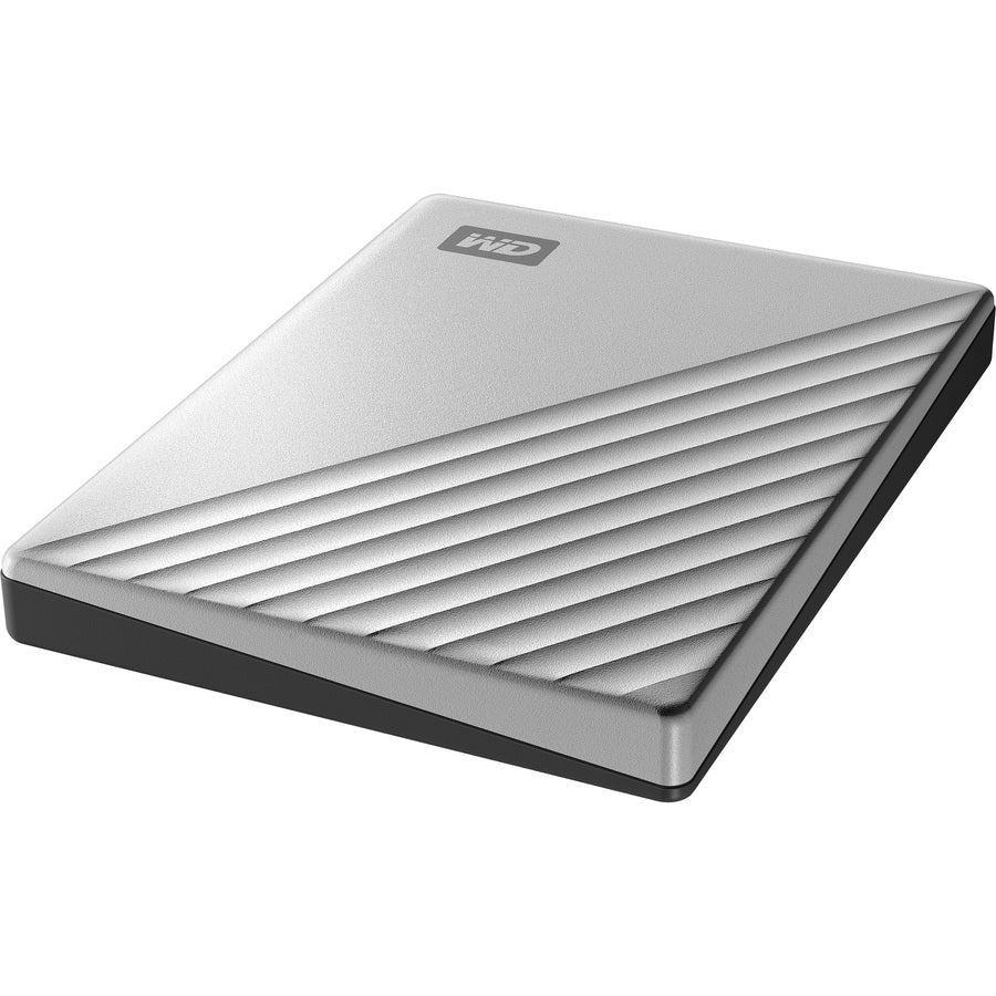 WD My Passport Ultra WDBKYJ0020BSL 2 TB Portable Hard Drive - External - Silver