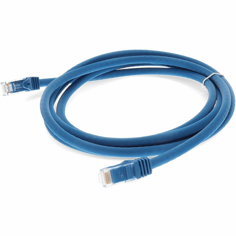 AddOn 3ft RJ-45 (Male) to RJ-45 (Male) Straight Blue Cat6A UTP PVC Copper Patch Cable