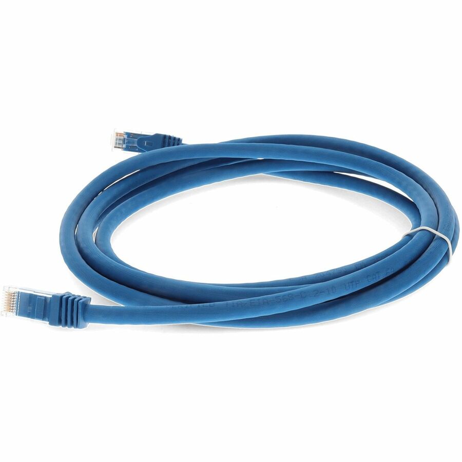 AddOn 3ft RJ-45 (Male) to RJ-45 (Male) Straight Blue Cat6A UTP PVC Copper Patch Cable