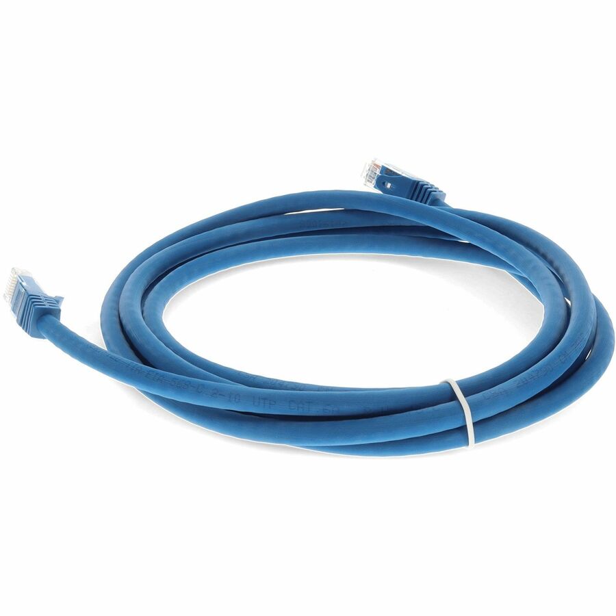 AddOn 3ft RJ-45 (Male) to RJ-45 (Male) Straight Blue Cat6A UTP PVC Copper Patch Cable