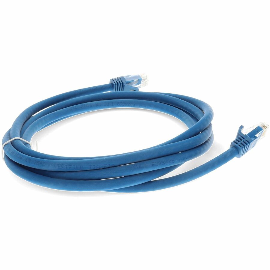 AddOn 3ft RJ-45 (Male) to RJ-45 (Male) Straight Blue Cat6A UTP PVC Copper Patch Cable