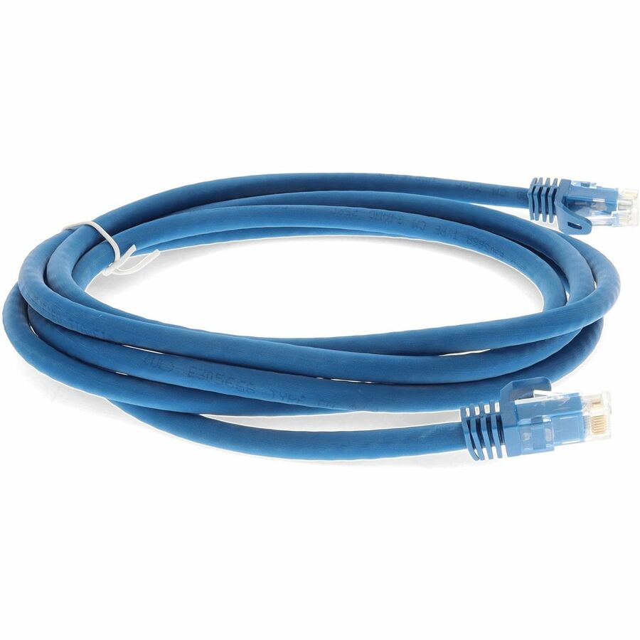 AddOn 3ft RJ-45 (Male) to RJ-45 (Male) Straight Blue Cat6A UTP PVC Copper Patch Cable