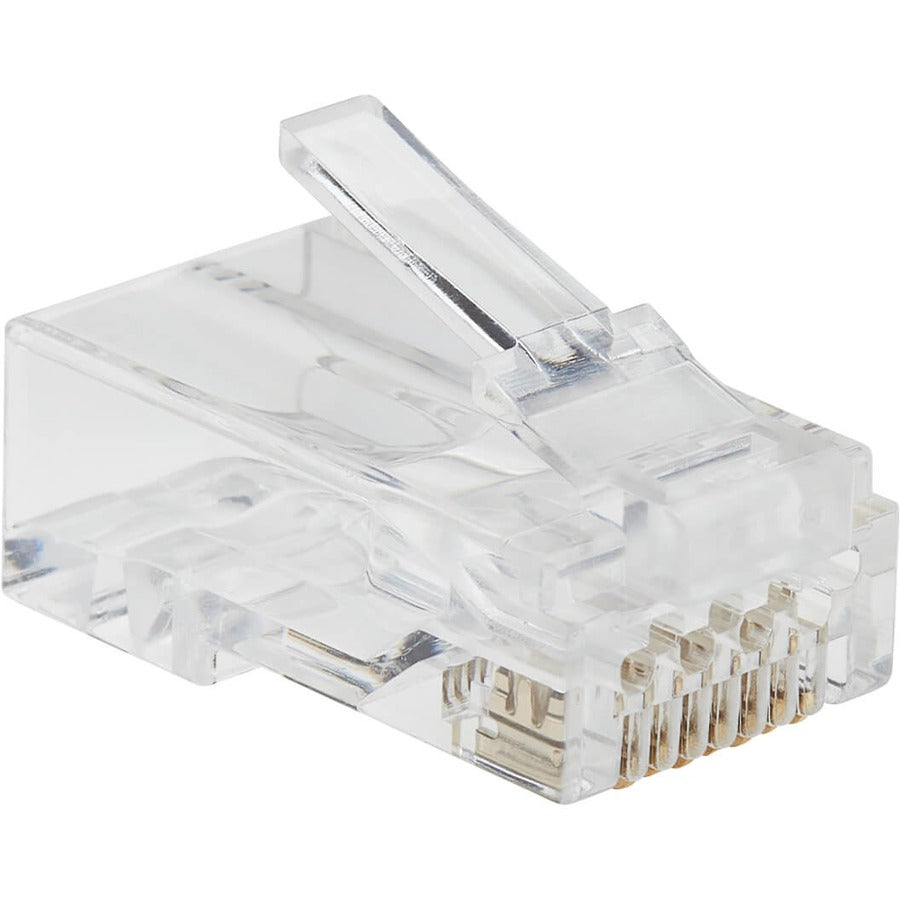 Tripp Lite by Eaton Cat6 RJ45 Pass-Through UTP Modular Plug, 100 Pack, TAA