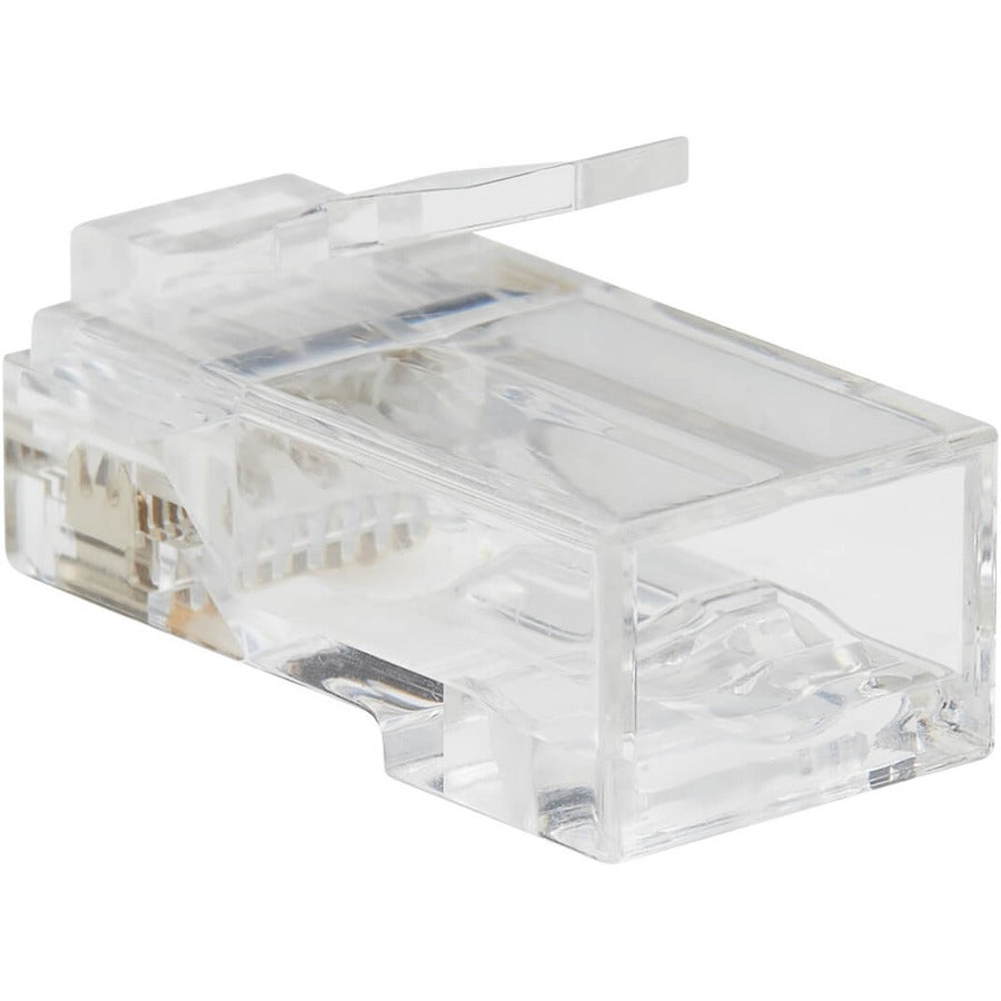 Tripp Lite by Eaton Cat6 RJ45 Pass-Through UTP Modular Plug, 100 Pack, TAA