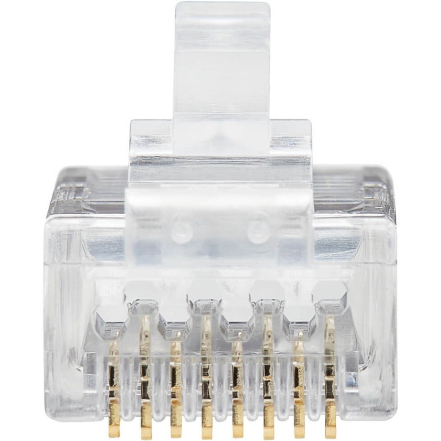 Tripp Lite by Eaton Cat6 RJ45 Pass-Through UTP Modular Plug, 100 Pack, TAA