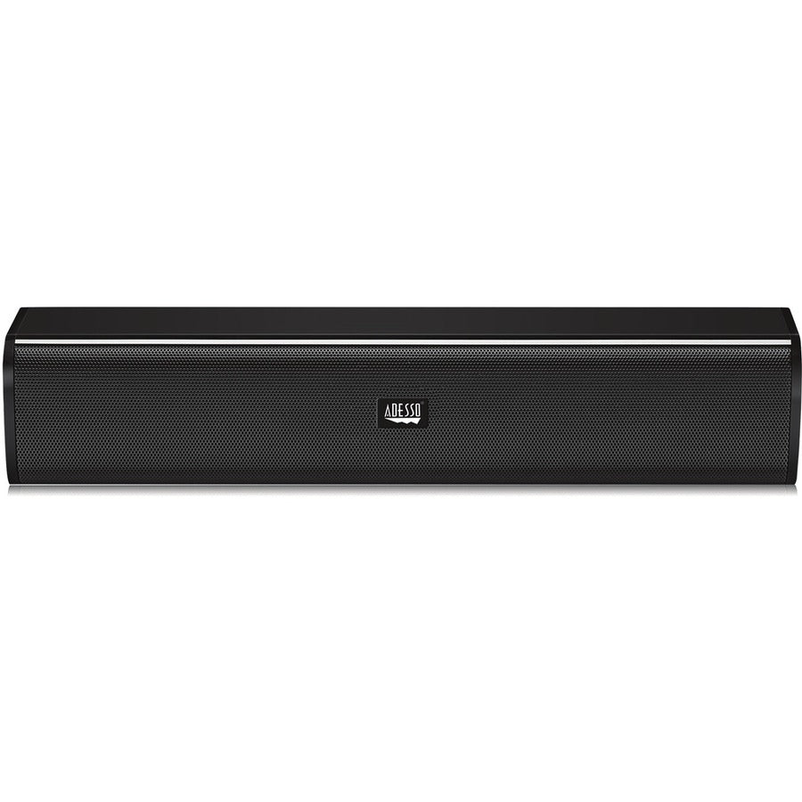 Adesso Xtream S5 USB-Powered Desktop Computer Sound Bar Speaker with Dynamic Sound- 5W x 2 - Portable