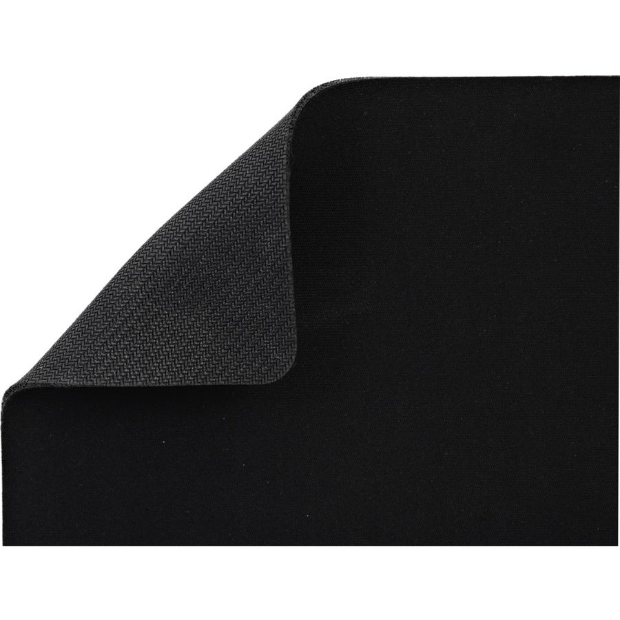 V7 Antimicrobial Mouse Pad Black, polymer treated surface, anti-slip base, anti-odor and stain