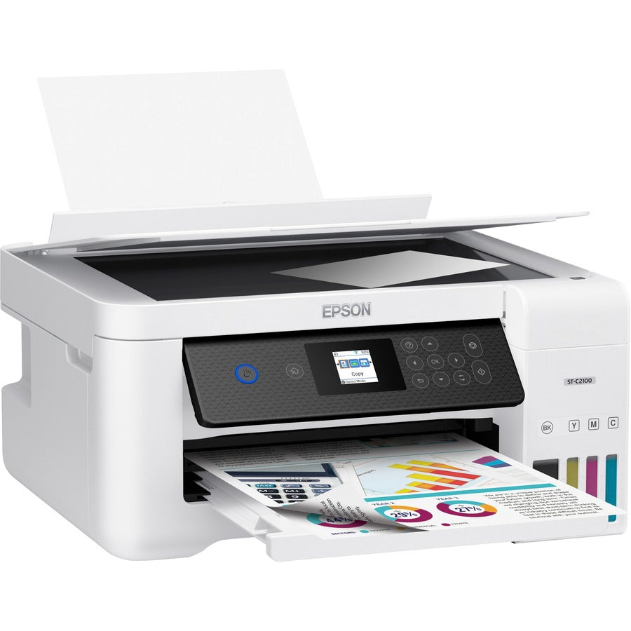 Epson WorkForce ST-C2100 Wireless Inkjet Multifunction Printer - Color