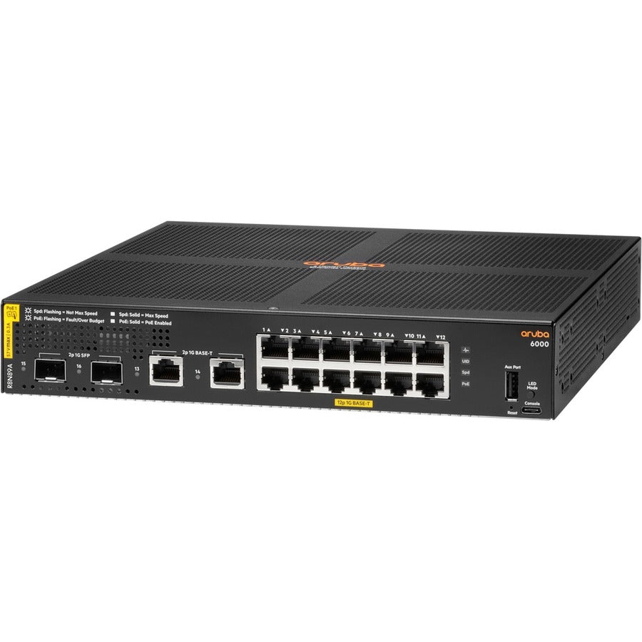 HPE 6000 48G Class4 PoE 4SFP 370W Switch