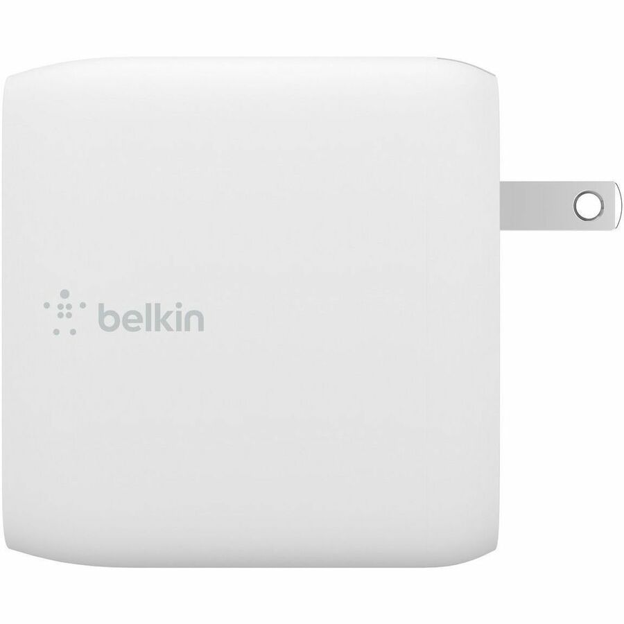 Belkin BoostCharge Dual USB-C Power Delivery GaN Wall Charger 68W Laptop Chromebook Charging - Power Adapter