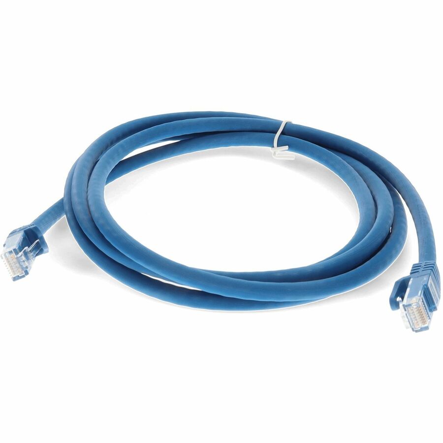 AddOn 2ft RJ-45 (Male) to RJ-45 (Male) Straight Blue Cat6A UTP PVC Copper Patch Cable