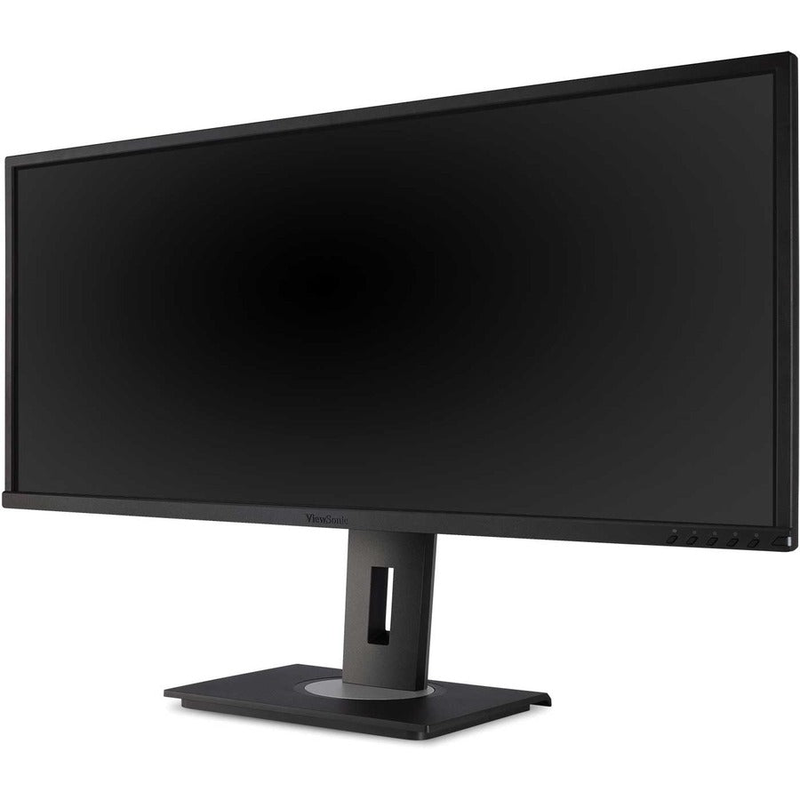 ViewSonic VG3456 34 Inch 21:9 1440p Monitor with Ergonomics Design, USB C, FreeSync, Docking Built-In, Gigabit Ethernet RJ45 for Home and Office