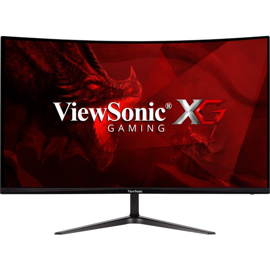 ViewSonic VX3218-PC-MHD 32 Inch Curved 1080p 1ms 180Hz Gaming Monitor with FreeSync Premium, Eye Care, HDMI and Display Port