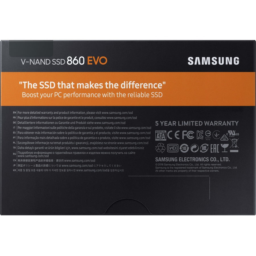 Samsung-IMSourcing 860 EVO MZ-76E500BW 500 GB Solid State Drive - 2.5