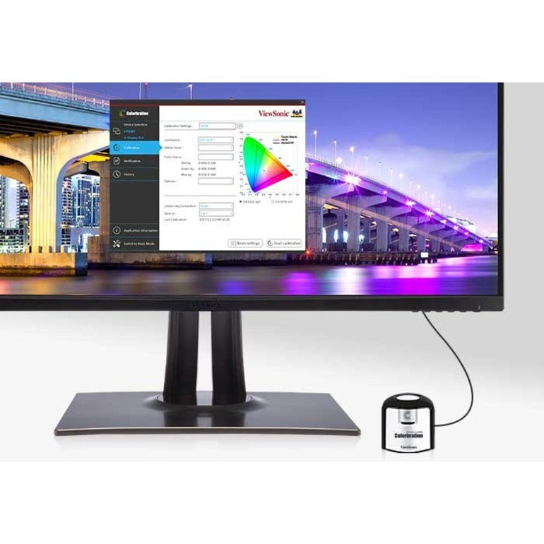 ViewSonic VP2768a-4K 27 Inch 4K UHD IPS Monitor with Advanced Ergonomics, ColorPro 100% sRGB Rec 709, 14-bit 3D LUT, Eye Care, 90W USB C, RJ45, HDR10