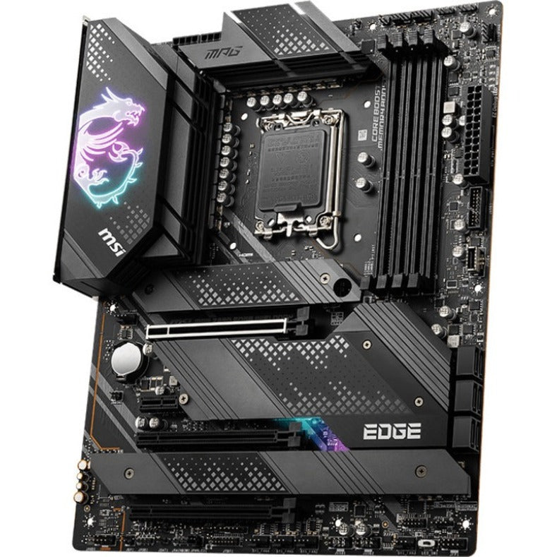 MSI MPG Z690 EDGE WIFI DDR4 Desktop Motherboard - Intel Z690 Chipset - Socket LGA-1700 - Intel Optane Memory Ready - ATX