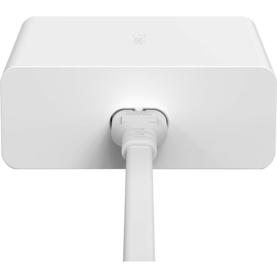 Belkin 108W 4-Port GaN Charger - 2xUSB-A, 2xUSB-C (108W Total) - 2m/6.6ft Power Cord - White