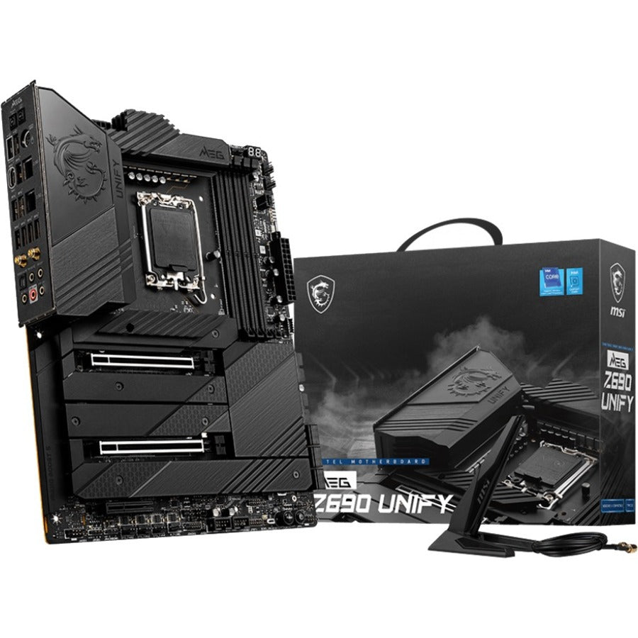 MSI MEG Z690 UNIFY Desktop Motherboard - Intel Z690 Chipset - Socket LGA-1700 - Intel Optane Memory Ready - ATX