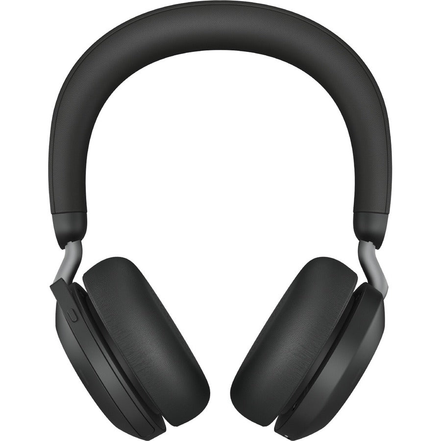 Jabra Evolve2 75 Wireless On-ear Stereo Headset - USB-C - Unified Communication - Black - Binaural - Ear-cup - 3000 cm - Bluetooth - 20 Hz to 20 kHz - MEMS Technology Microphone - Noise Cancelling