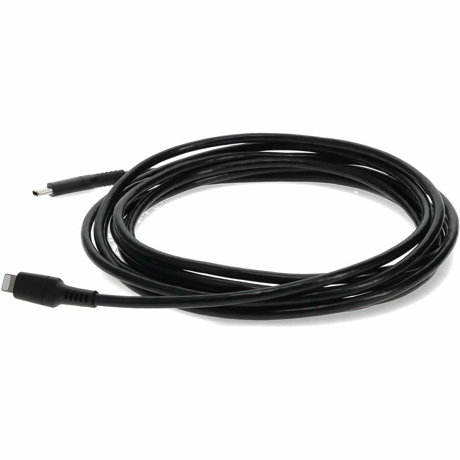 6ft (2m) USB-C 3.1 Male to Lightning Male Sync and Charge Black Cable