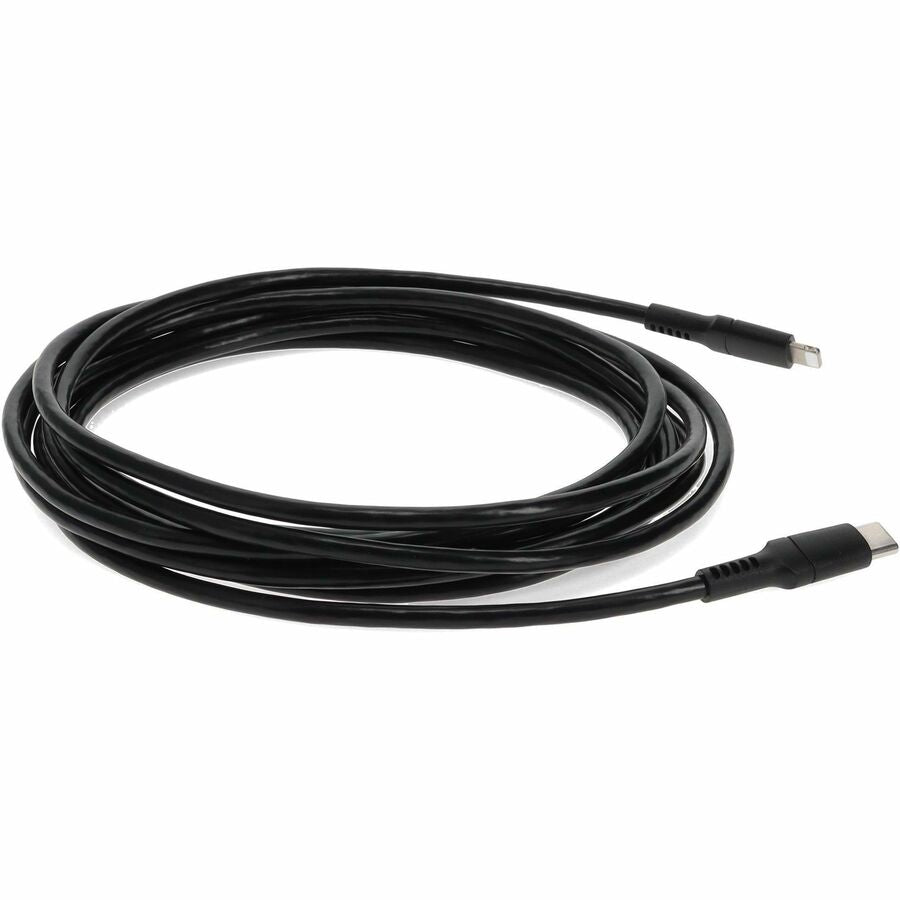 6ft (2m) USB-C 3.1 Male to Lightning Male Sync and Charge Black Cable