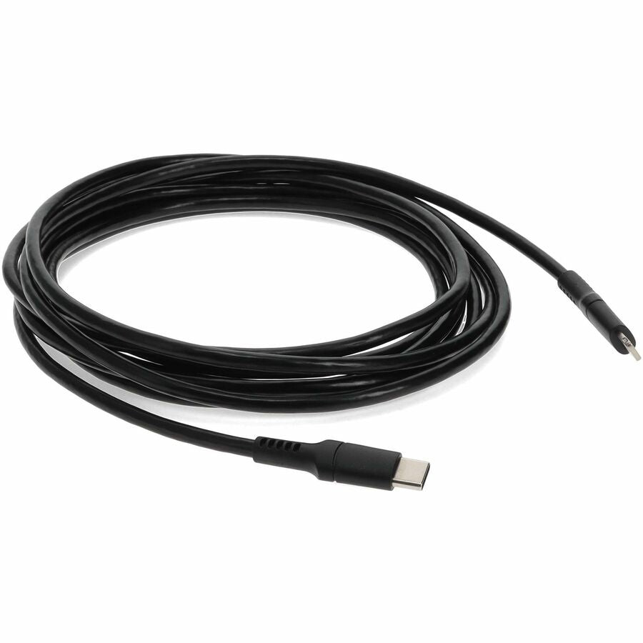 6ft (2m) USB-C 3.1 Male to Lightning Male Sync and Charge Black Cable