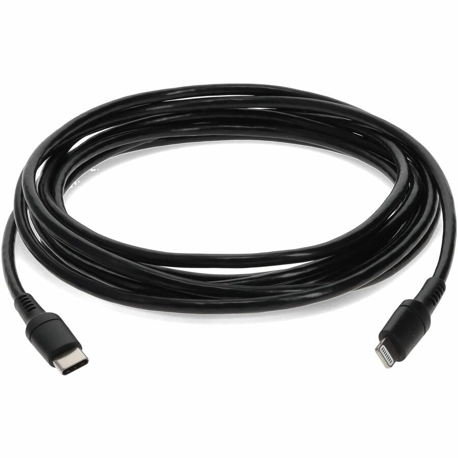 6ft (2m) USB-C 3.1 Male to Lightning Male Sync and Charge Black Cable